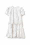 Eyelet Lace Mini Dress