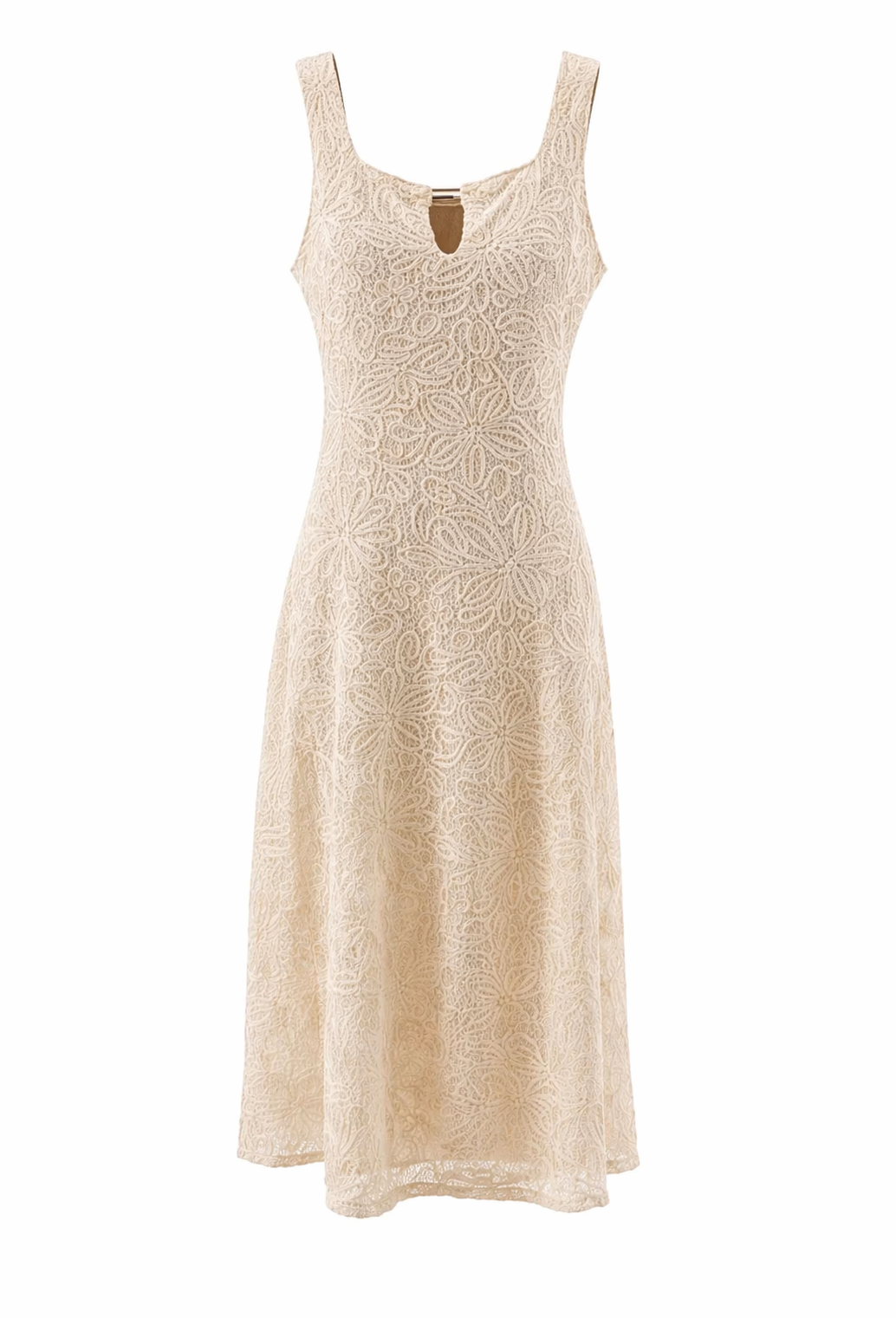 Lace Misi Dress in sand