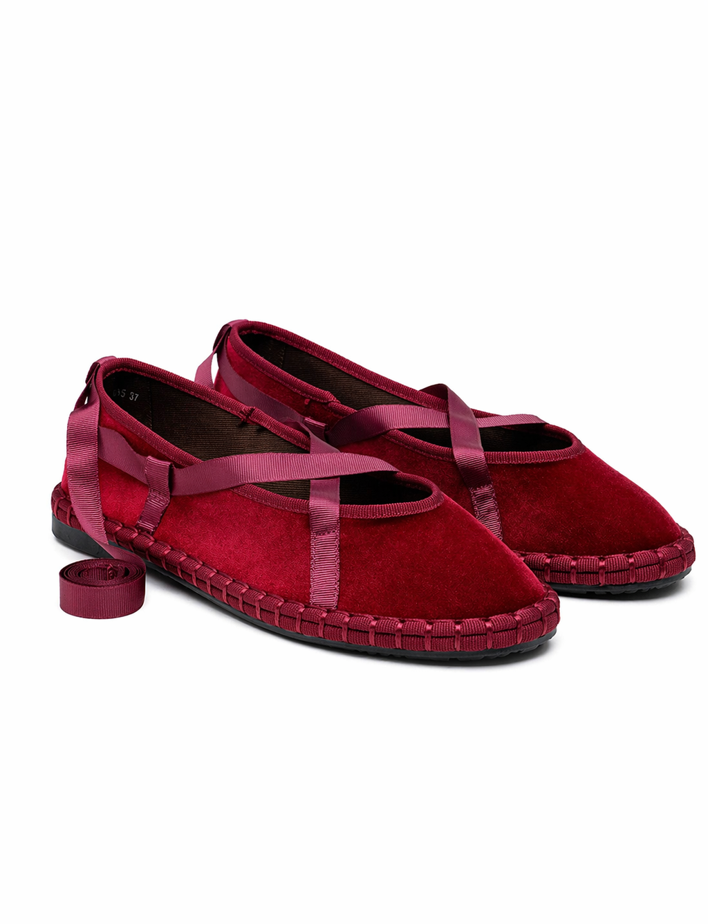 Burgandy Ballet Flats