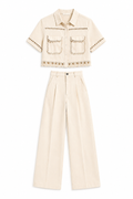 Crochet Detail Two- Piece Set