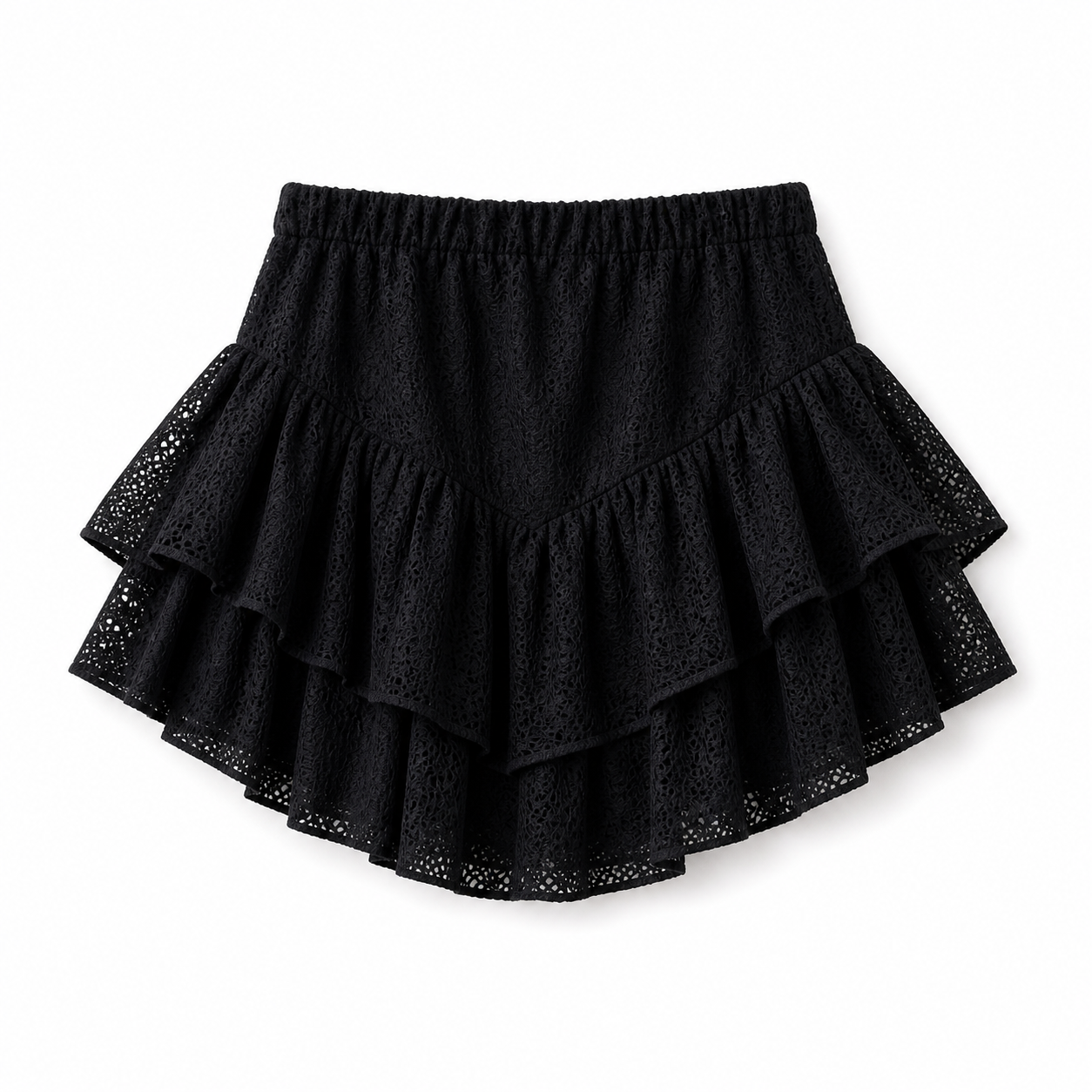 Lace Set - Blouse &amp; Ruffle Skirt