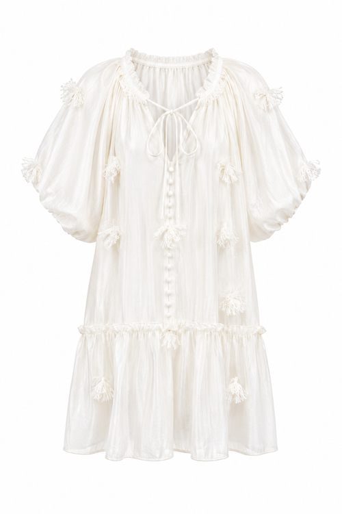 Azure Tassel Dress