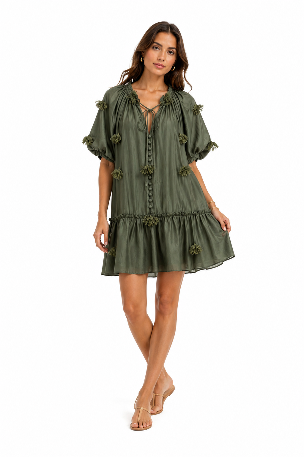 Azure Tassel Dress