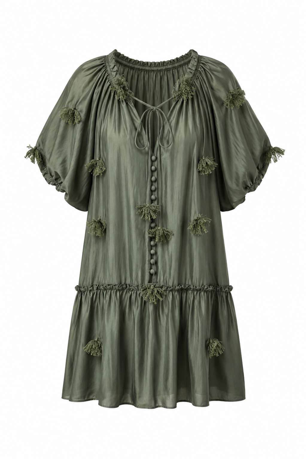 Azure Tassel Dress