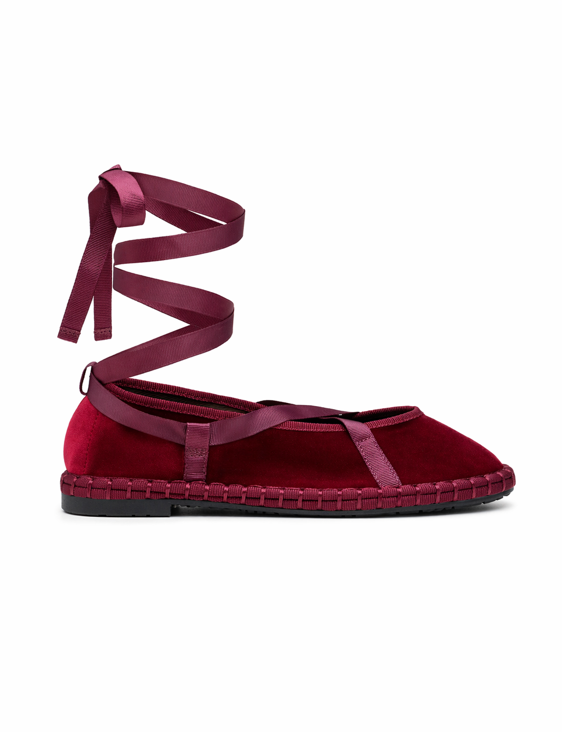 Burgandy Ballet Flats