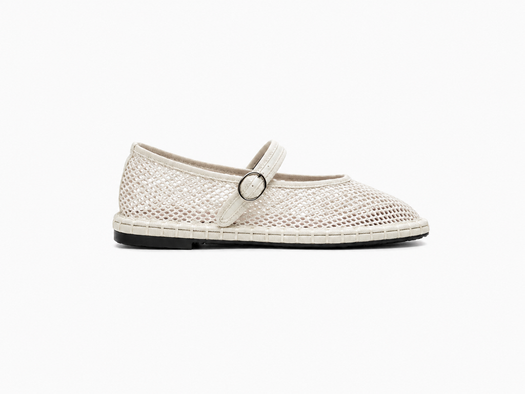Mesh Mary Jane Flats