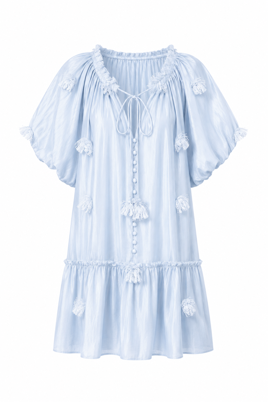 Azure Tassel Dress
