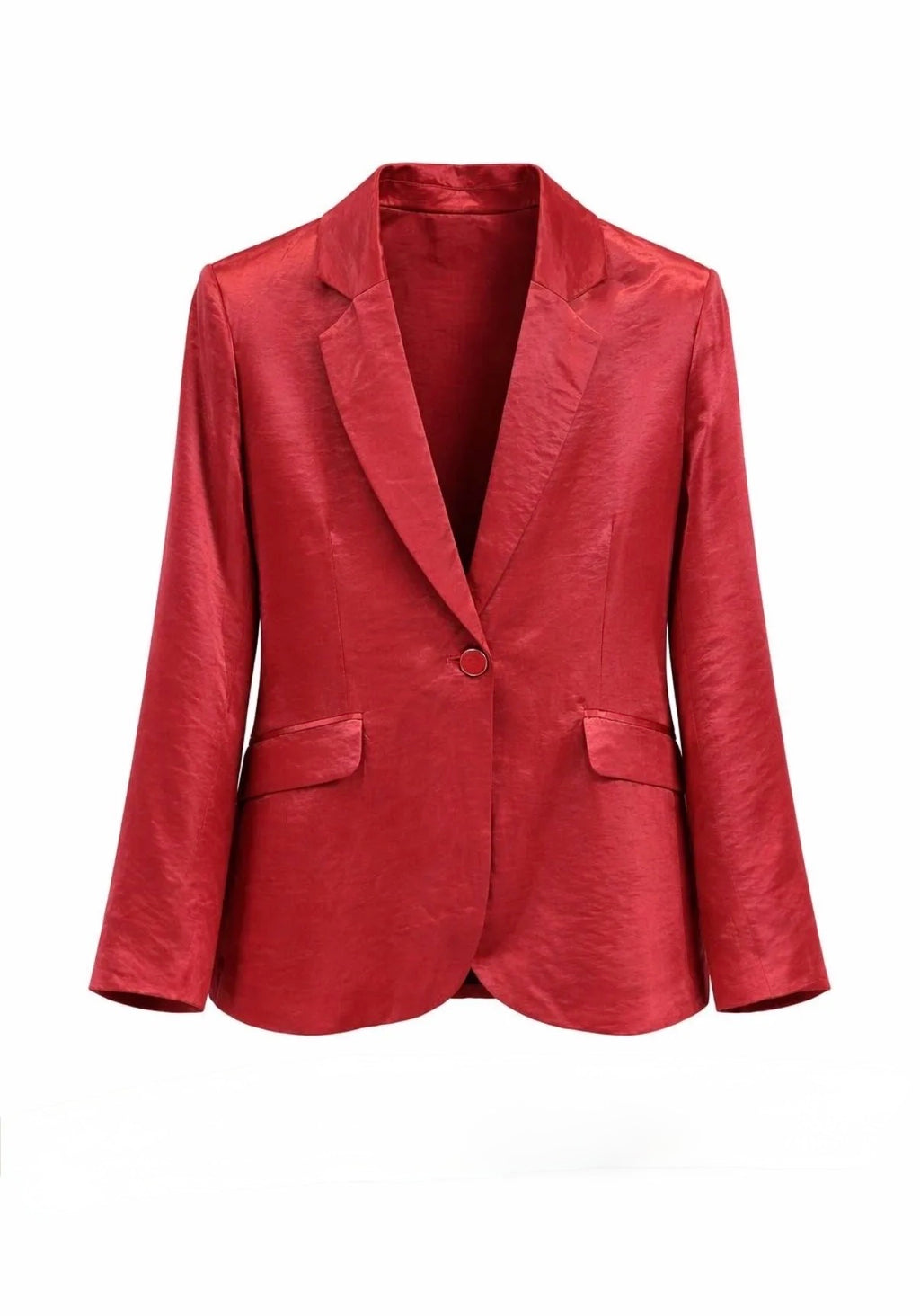 Silk Satin Blazer