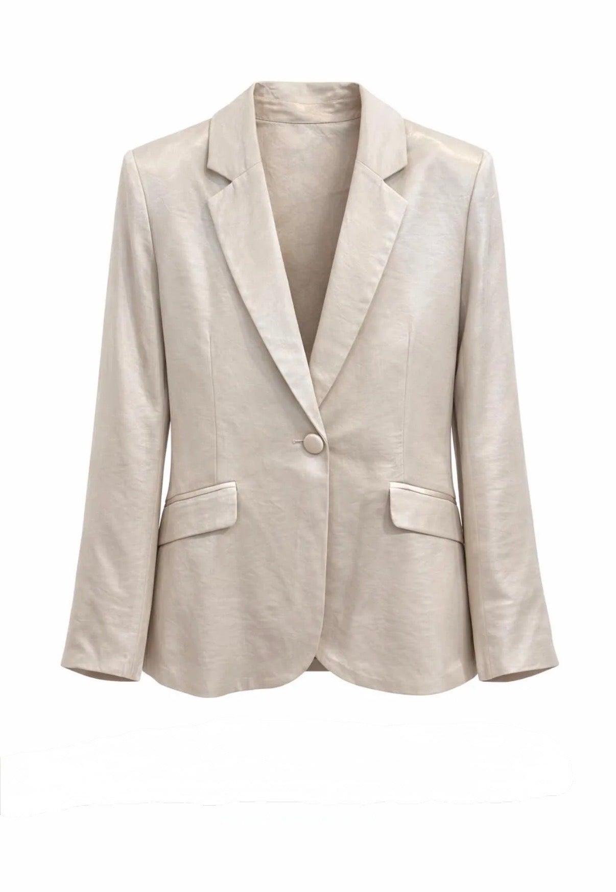 Silk Satin Blazer